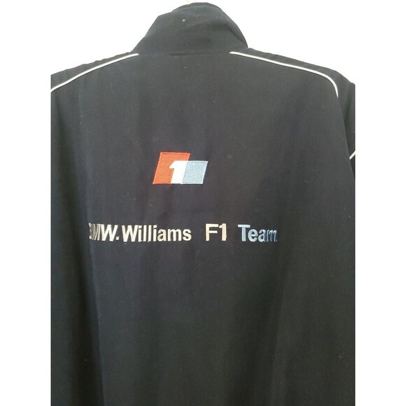 Vintage BMW Williams F1 Team Bomber Jacket Sport Racing Mens Sz Large Full Zip - Picture 14 of 16